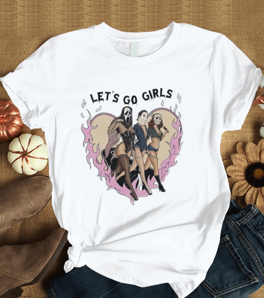 Let's Go Girls Horror Serial Killer T-Shirt