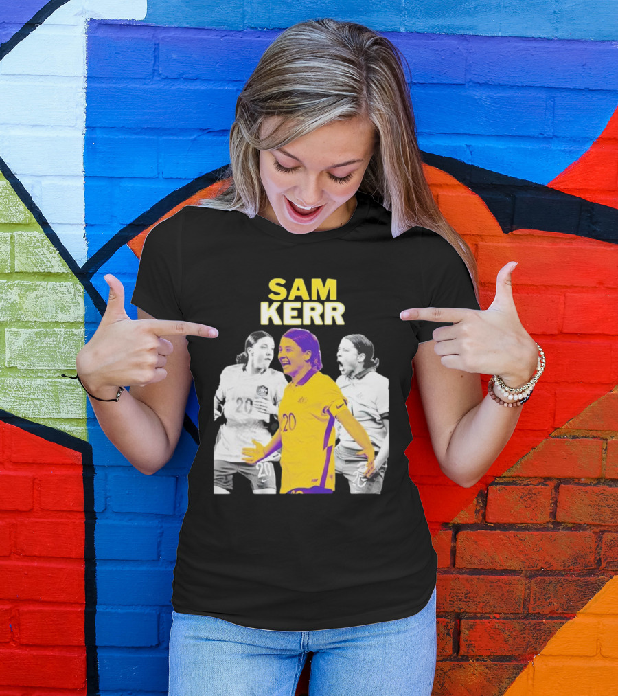 Sam Kerr Matildas Australia Soccer Star T-Shirt