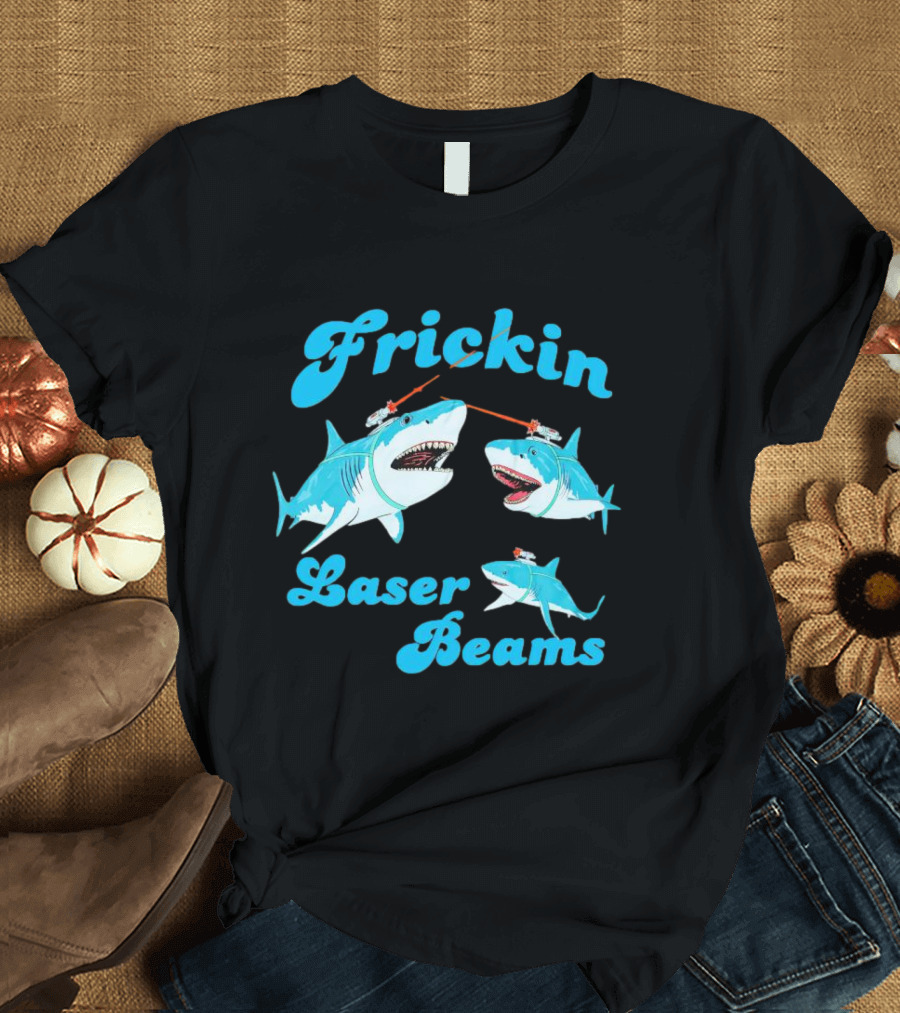 Frickin Laser Beams Sharks Retro T-Shirt