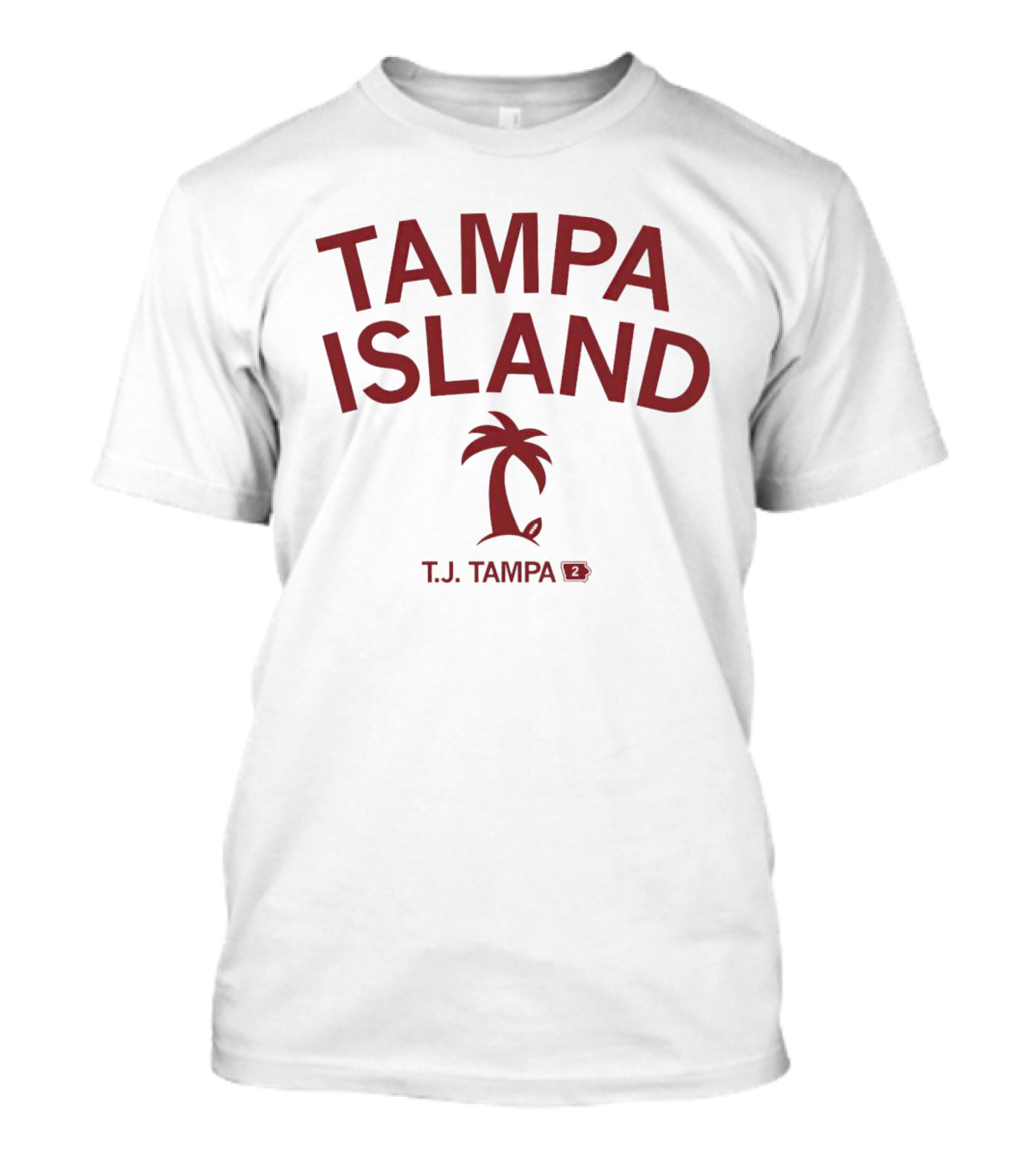 Tampa Island T.J. Tampa Palm Tree 12 T-Shirt