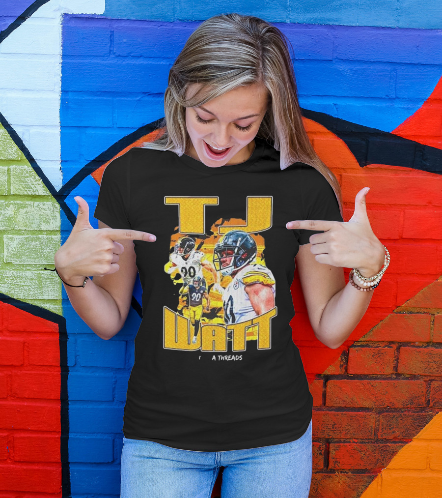 TJ Watt Vintage Bootleg Threads T-Shirt