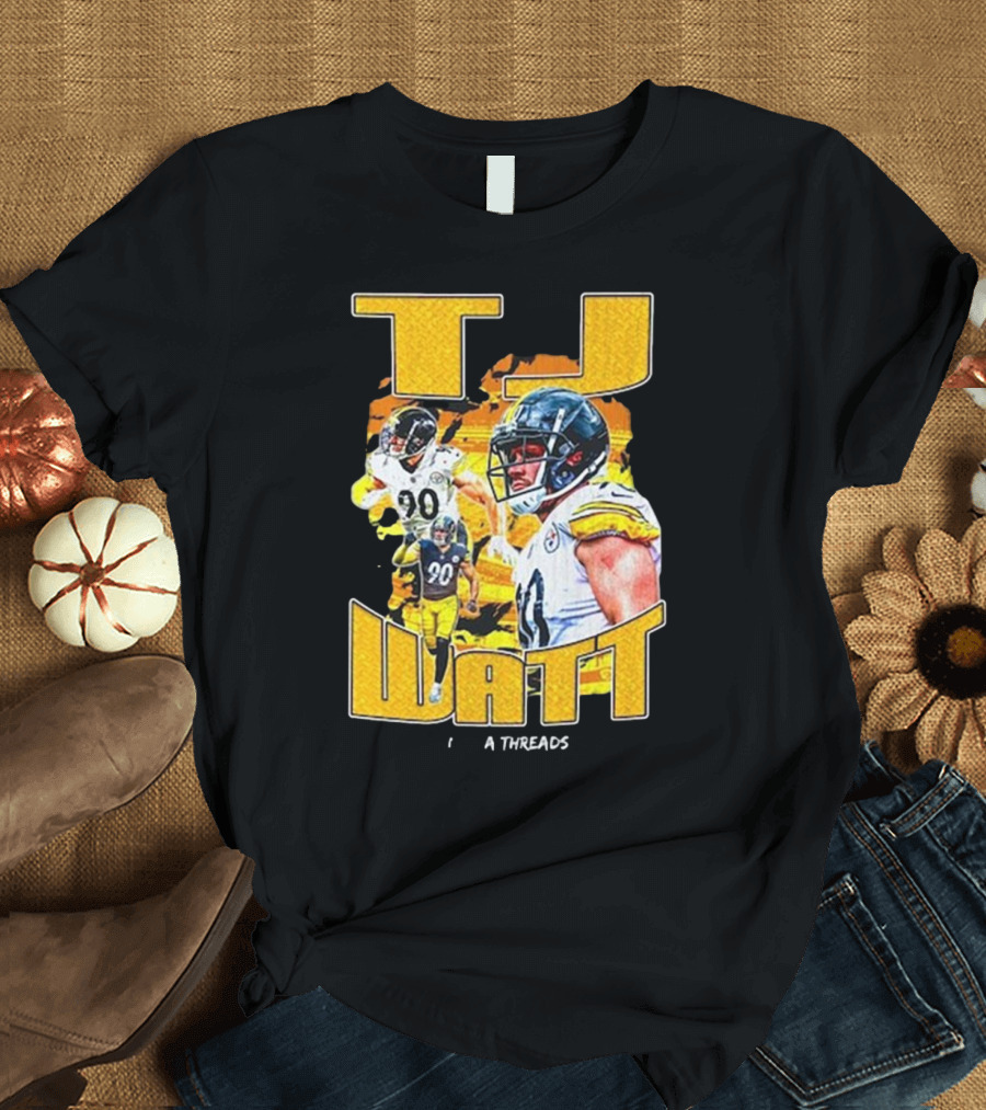 TJ Watt Vintage Bootleg Threads T-Shirt