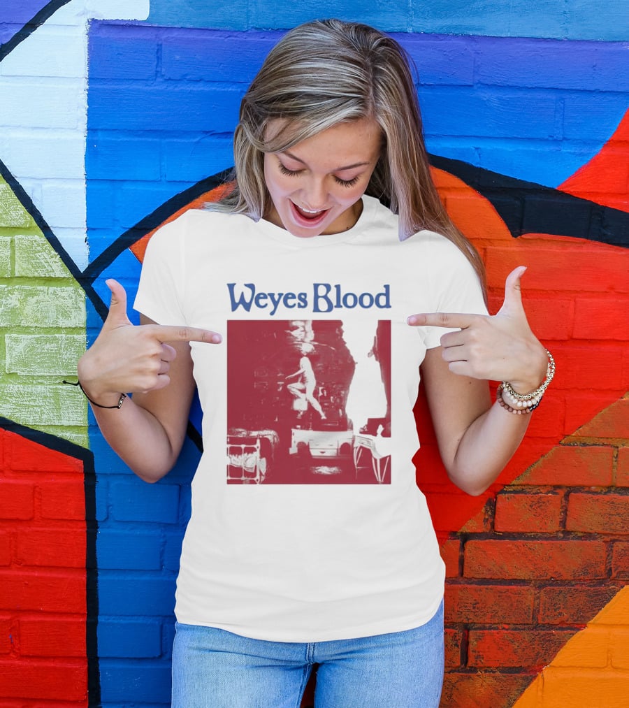 Weyes Blood Titanic Rising Red Silhouette Album T-Shirt