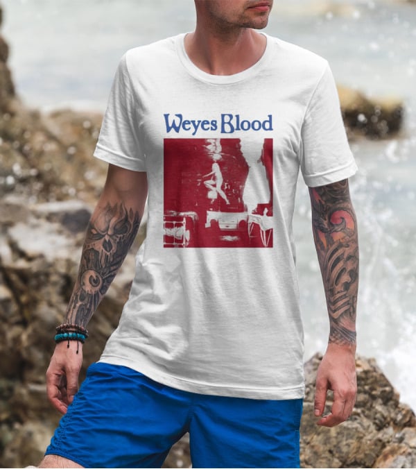 Weyes Blood Titanic Rising Red Silhouette Album T-Shirt