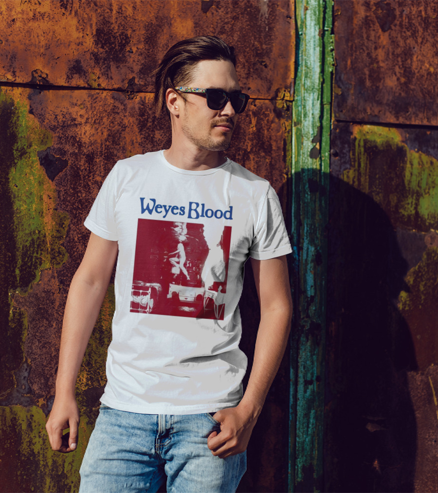 Weyes Blood Titanic Rising Red Silhouette Album T-Shirt