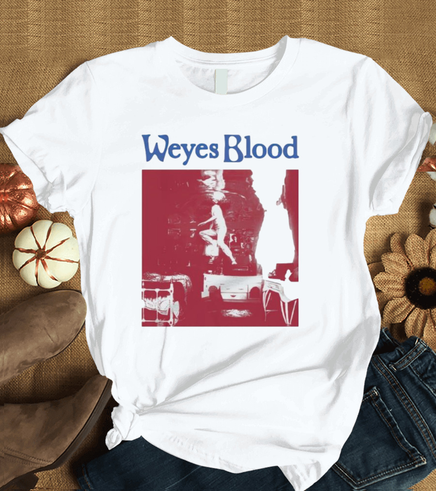 Weyes Blood Titanic Rising Red Silhouette Album T-Shirt