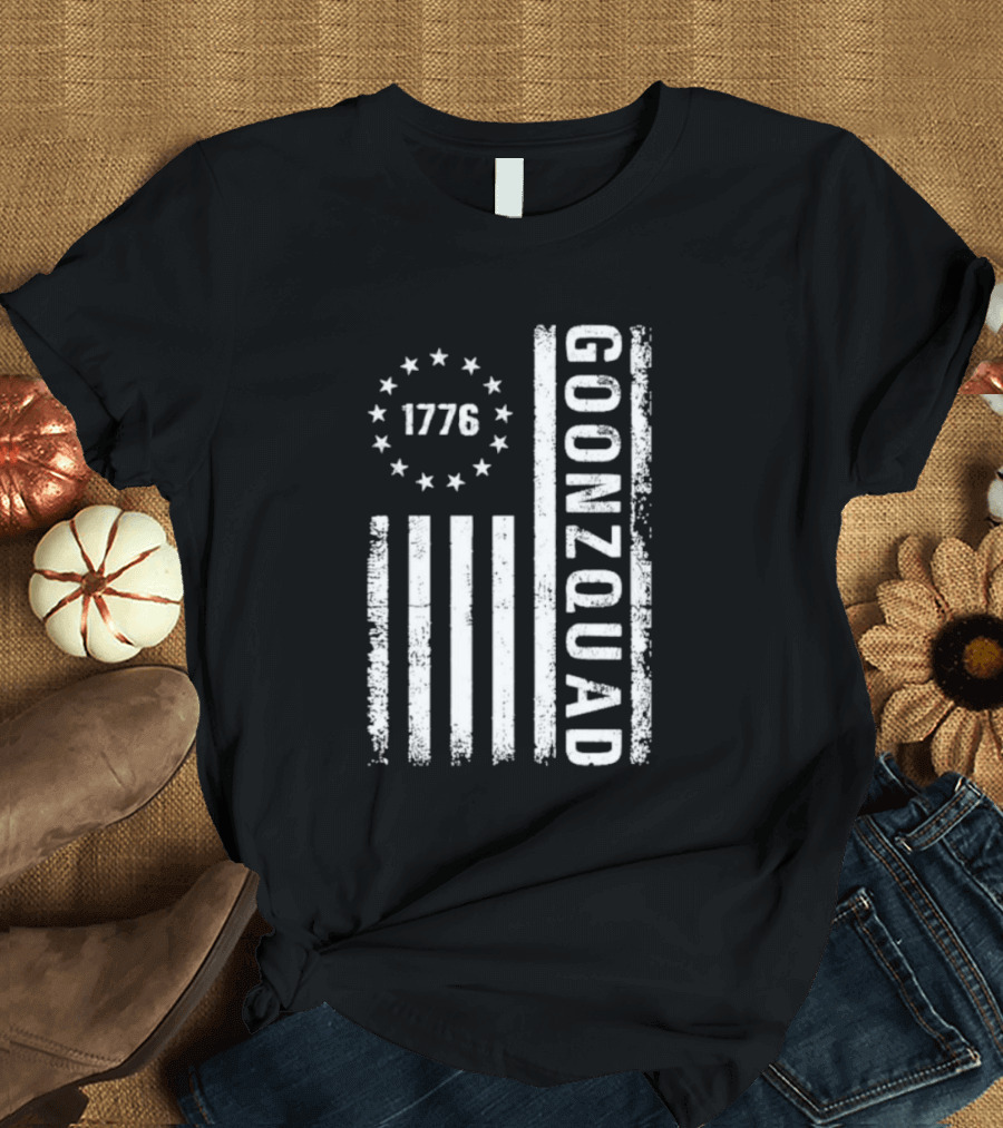 Goonzquad 1776 Distressed American Flag T-Shirt