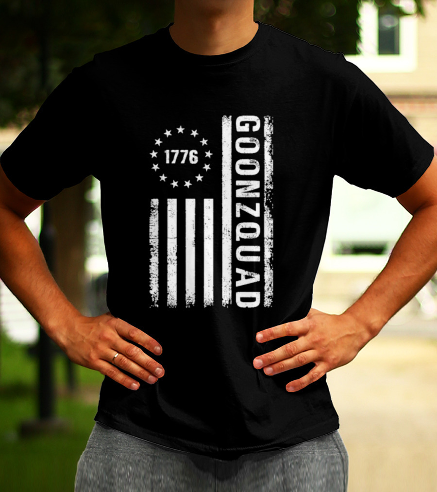 Goonzquad 1776 Distressed American Flag T-Shirt