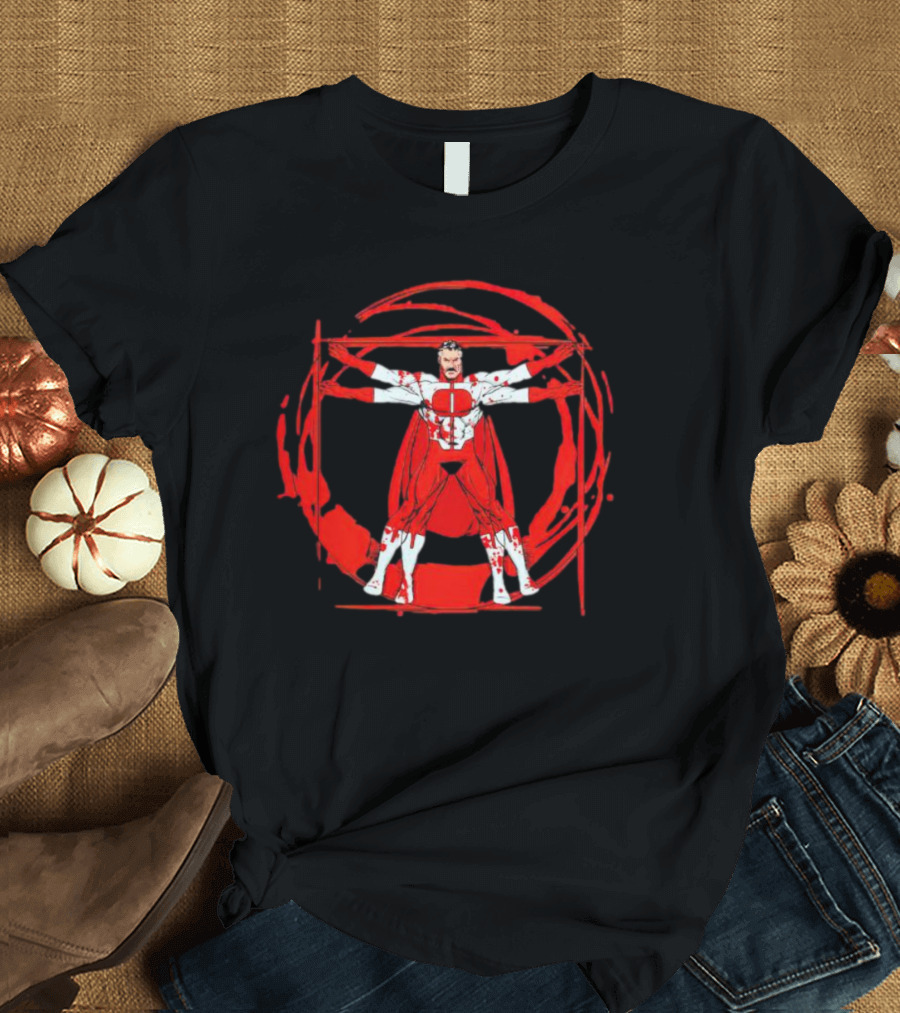 Omni-Man Invincible Vitruvian Superhero T-Shirt