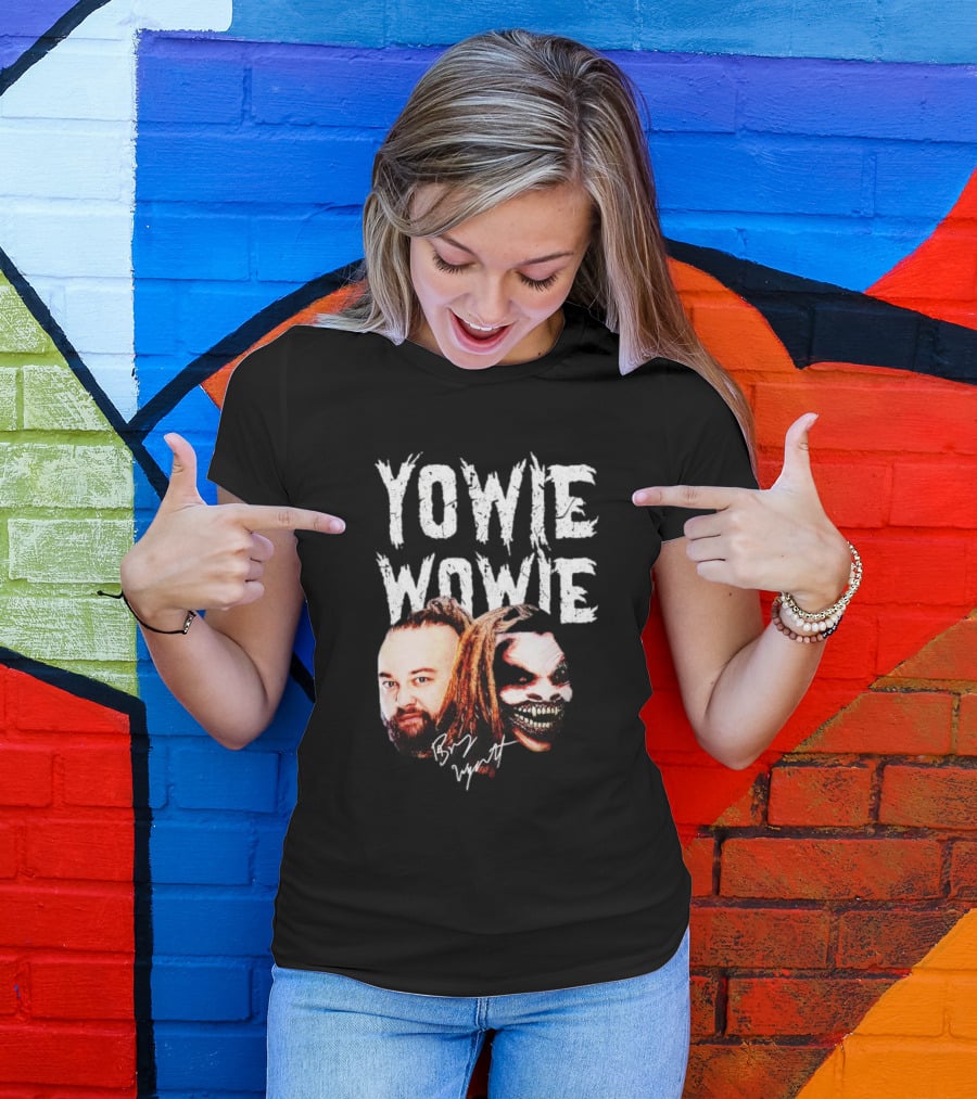 Windham Rotunda Bray Wyatt Yowie Wowie Signature Fiend Face T-Shirt