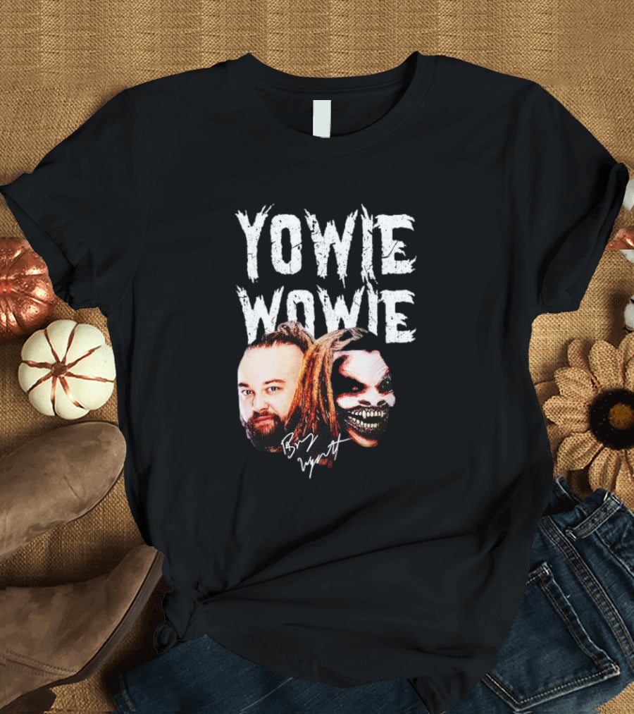 Windham Rotunda Bray Wyatt Yowie Wowie Signature Fiend Face T-Shirt