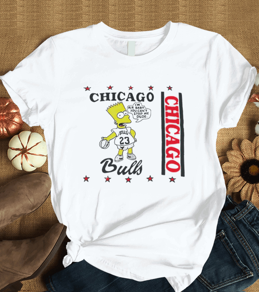 Chicago Bulls Bart Simpson Basketball T-Shirt