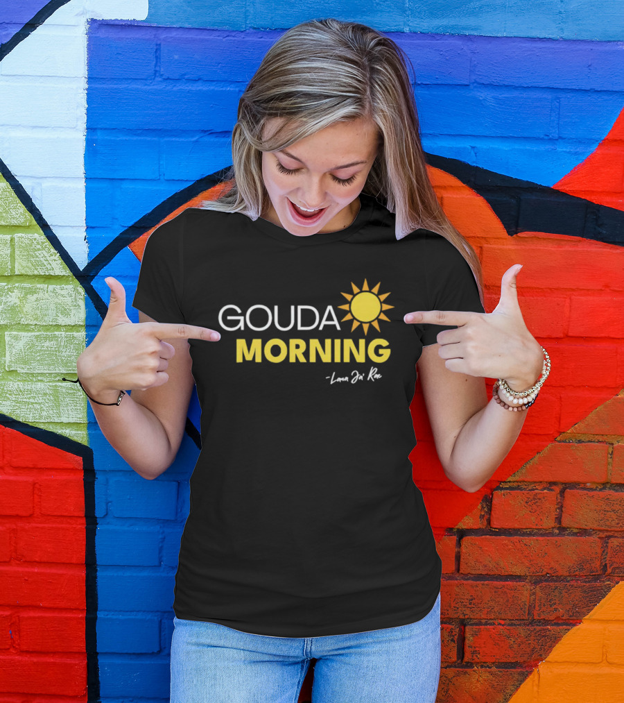 Gouda Morning Sun With Lana Ja Rae Bright Yellow T-Shirt