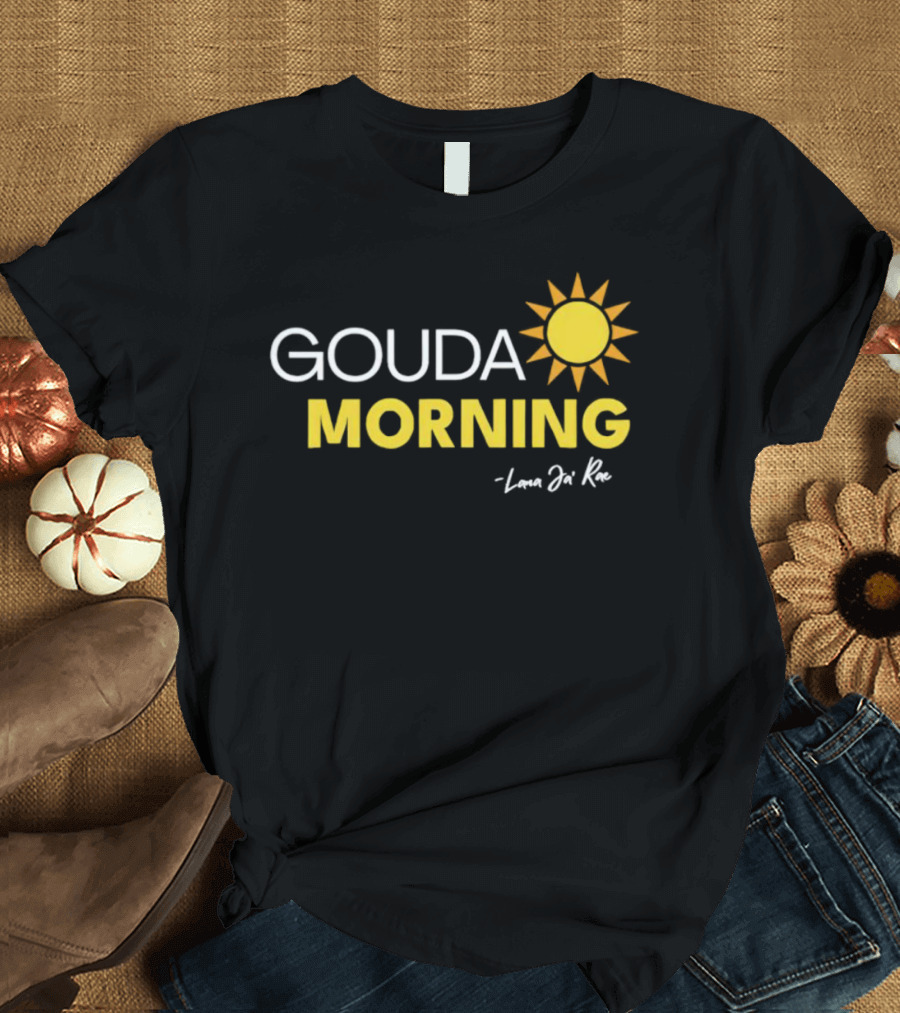 Gouda Morning Sun With Lana Ja Rae Bright Yellow T-Shirt