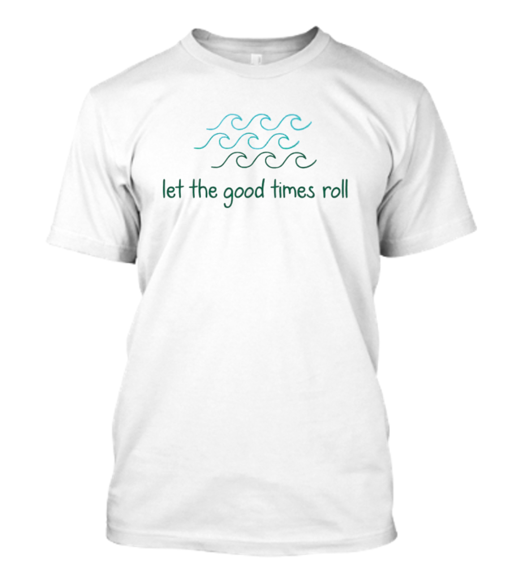 Tulane Green Wave Let The Good Times Roll Waves T-Shirt