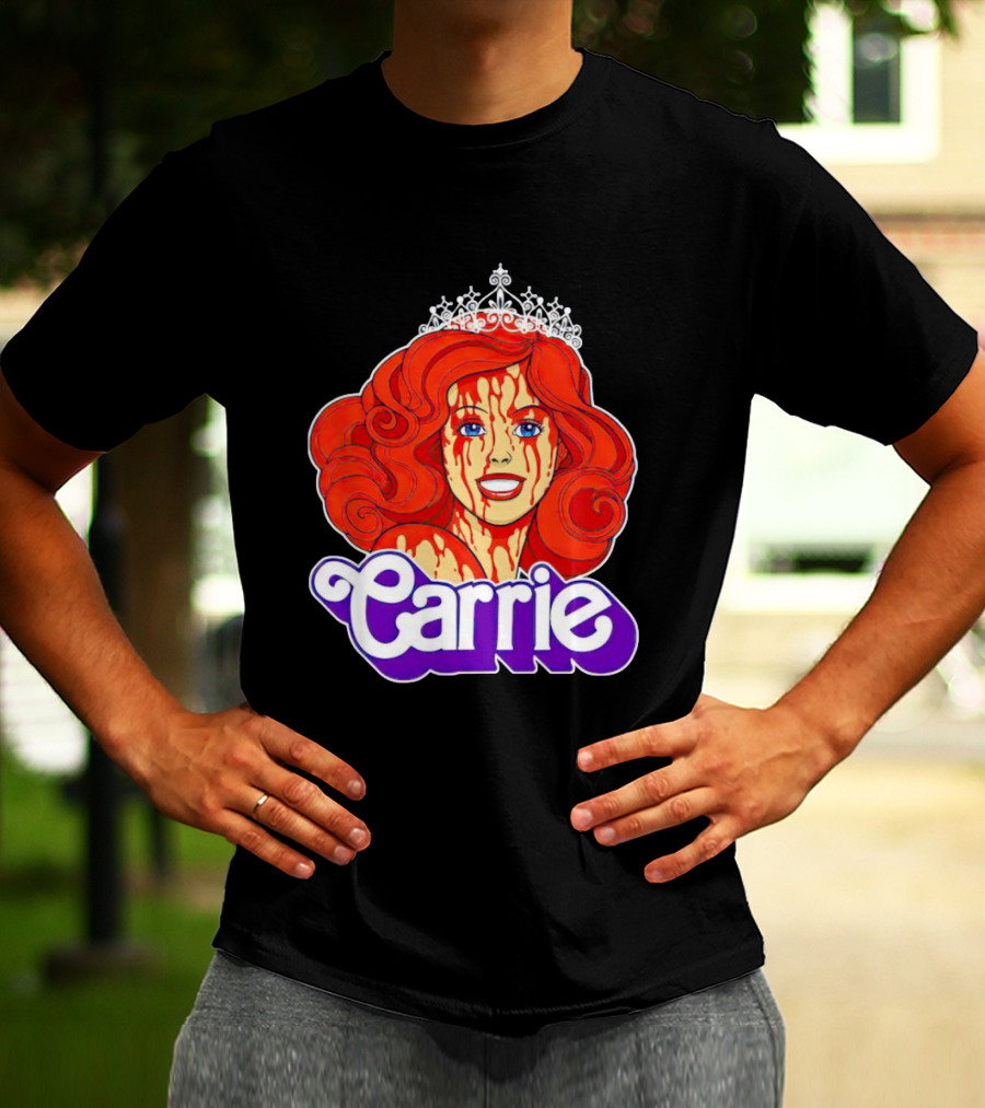 Carrie Blood-soaked Princess Barbie Queen T-Shirt