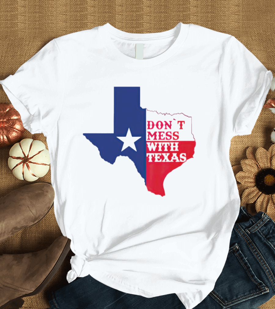 Don’t Mess With Texas Star Map T-Shirt