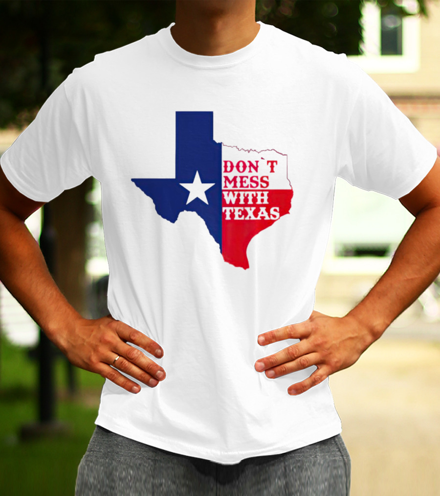 Don’t Mess With Texas Star Map T-Shirt