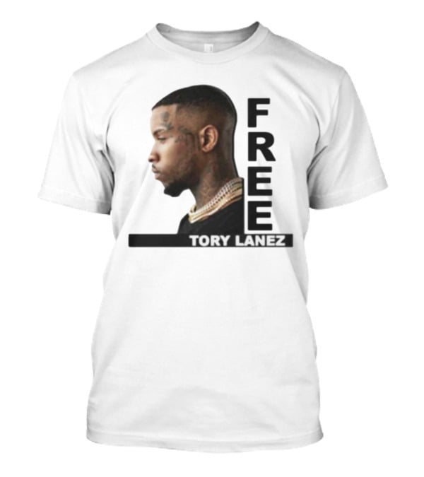 Free Tory Lanez Profile View Text T-Shirt