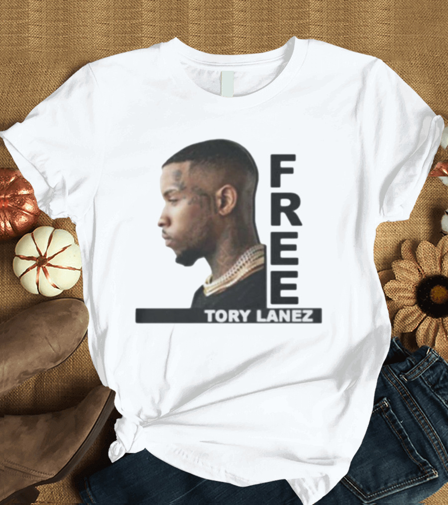 Free Tory Lanez Profile View Text T-Shirt