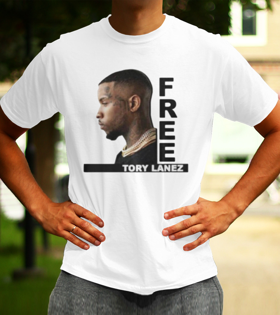Free Tory Lanez Profile View Text T-Shirt