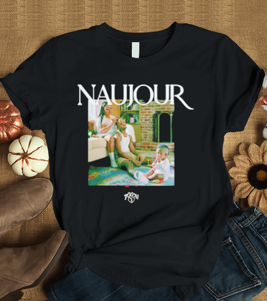 Naujour Dreams Are Born Belief Is Built Family Sitting Together T-Shirt