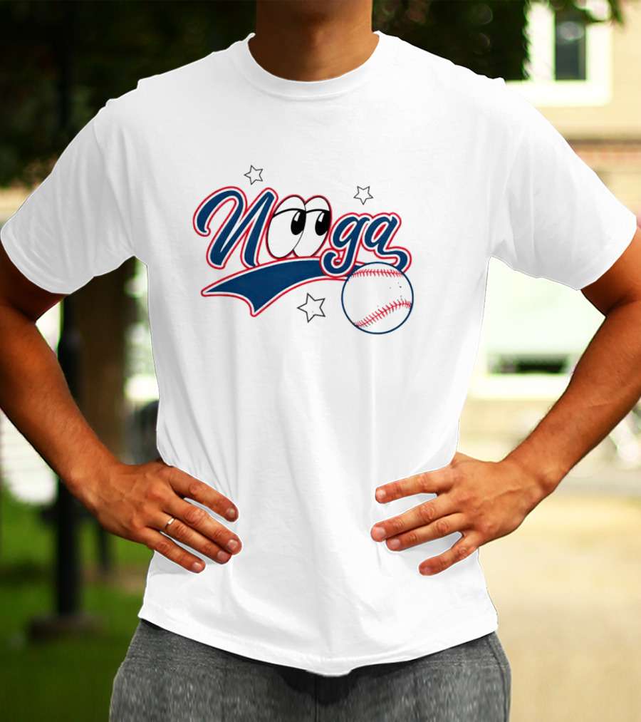 Nooga Baseball Eyes Stars T-Shirt