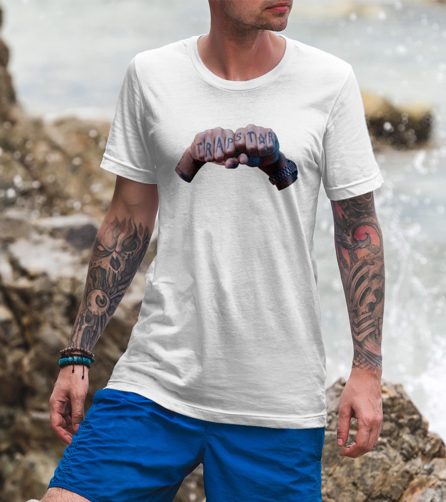 PnB Rock Trapstar Tattooed Knuckles T-Shirt