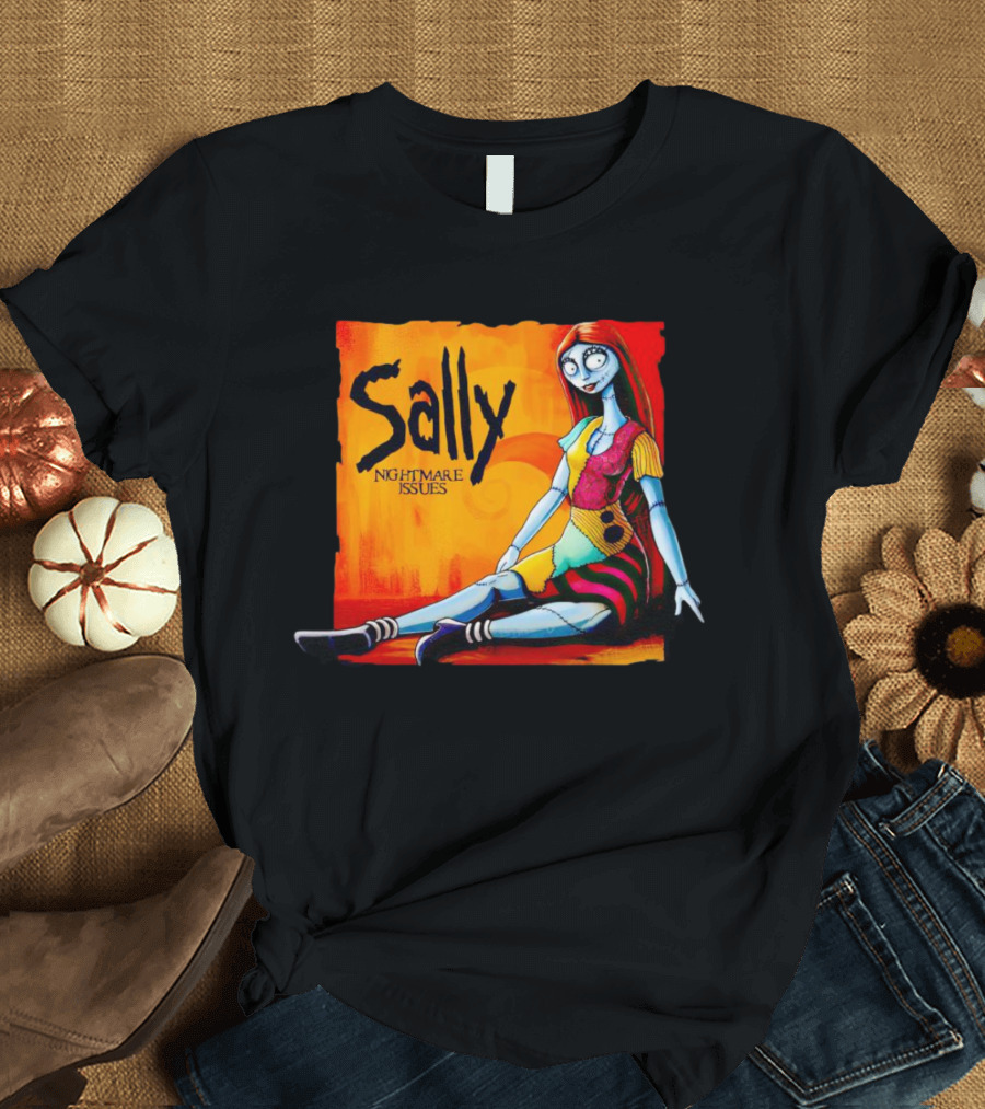 Sally Nightmare Issues Burton Style Rag Doll T-Shirt