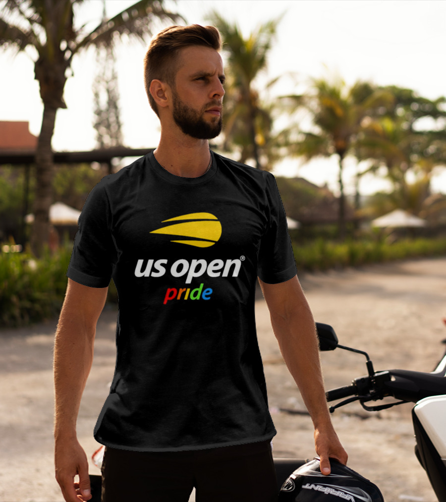Us Open Pride Rainbow Tennis Ball T-Shirt