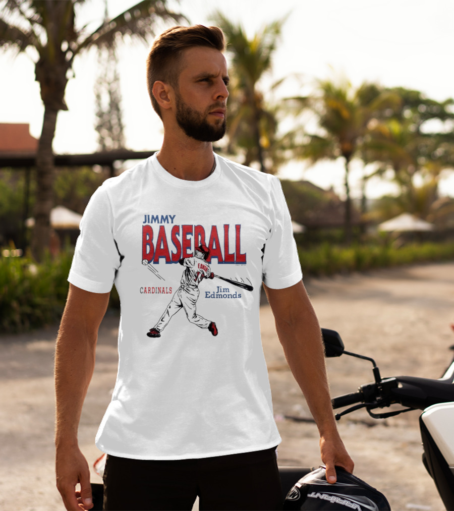 Cardinals Jim Edmonds Jimmy Baseball Swing T-Shirt