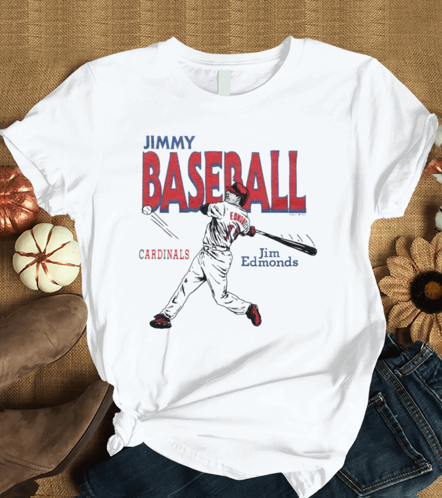 Cardinals Jim Edmonds Jimmy Baseball Swing T-Shirt