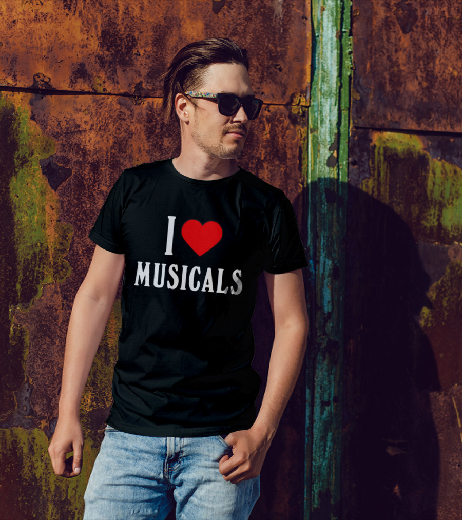 I Heart Musicals Red Love T-Shirt