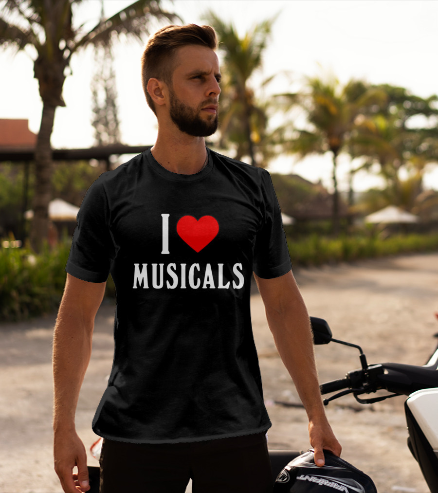 I Heart Musicals Red Love T-Shirt