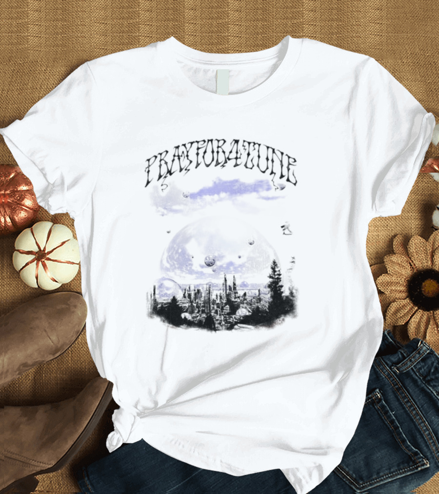 PrayFor4Tune Cosmic Landscape Bliss New T-Shirt
