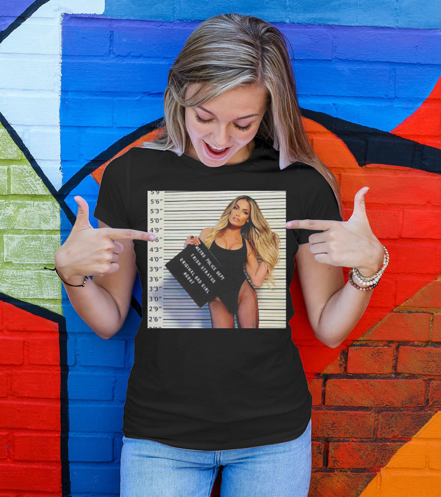 Trish Stratus Metro Police Dept Original Bad Girl GOAT T-Shirt