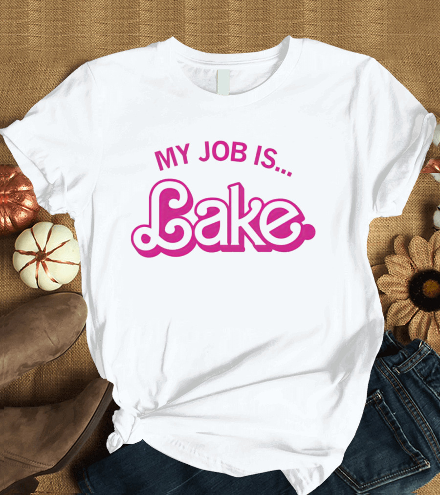 My Job Is Bake Barbie Style Retro T-Shirt