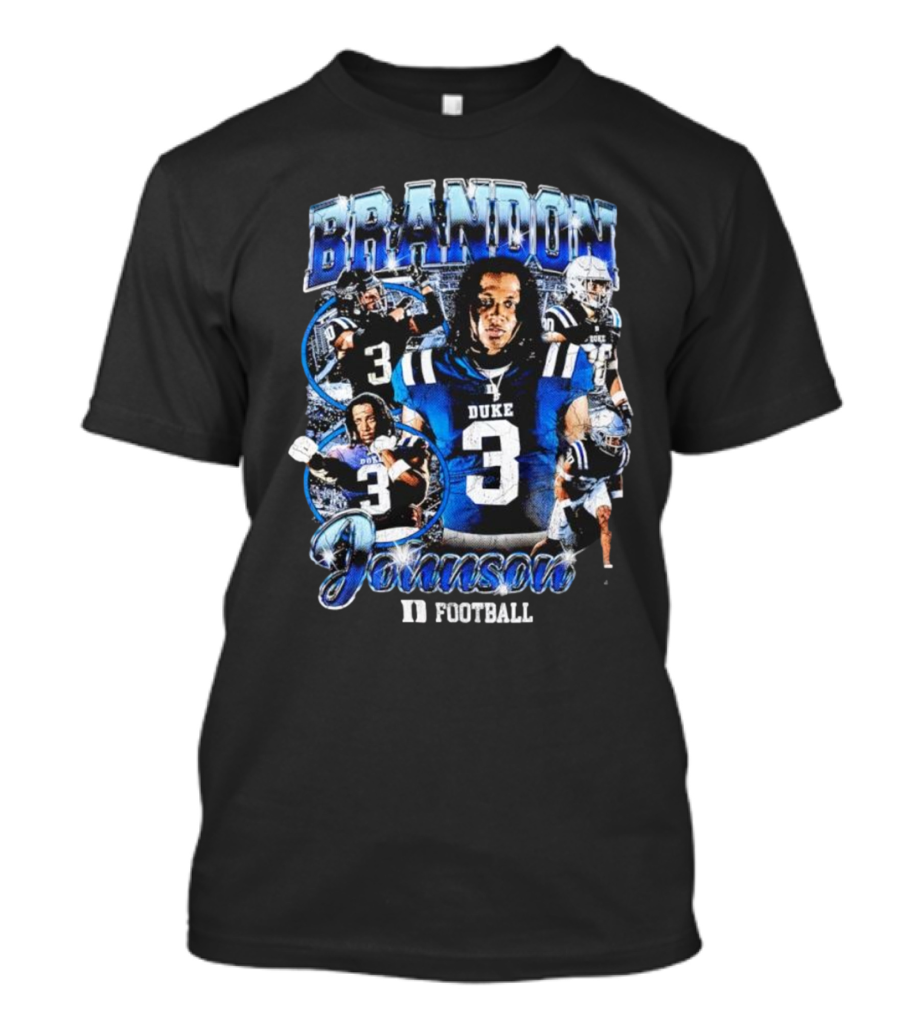 Brandon Johnson Duke Football 3 T-Shirt