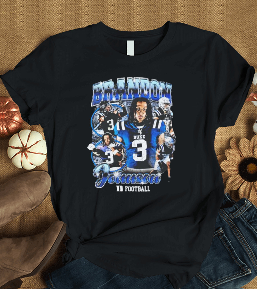 Brandon Johnson Duke Football 3 T-Shirt