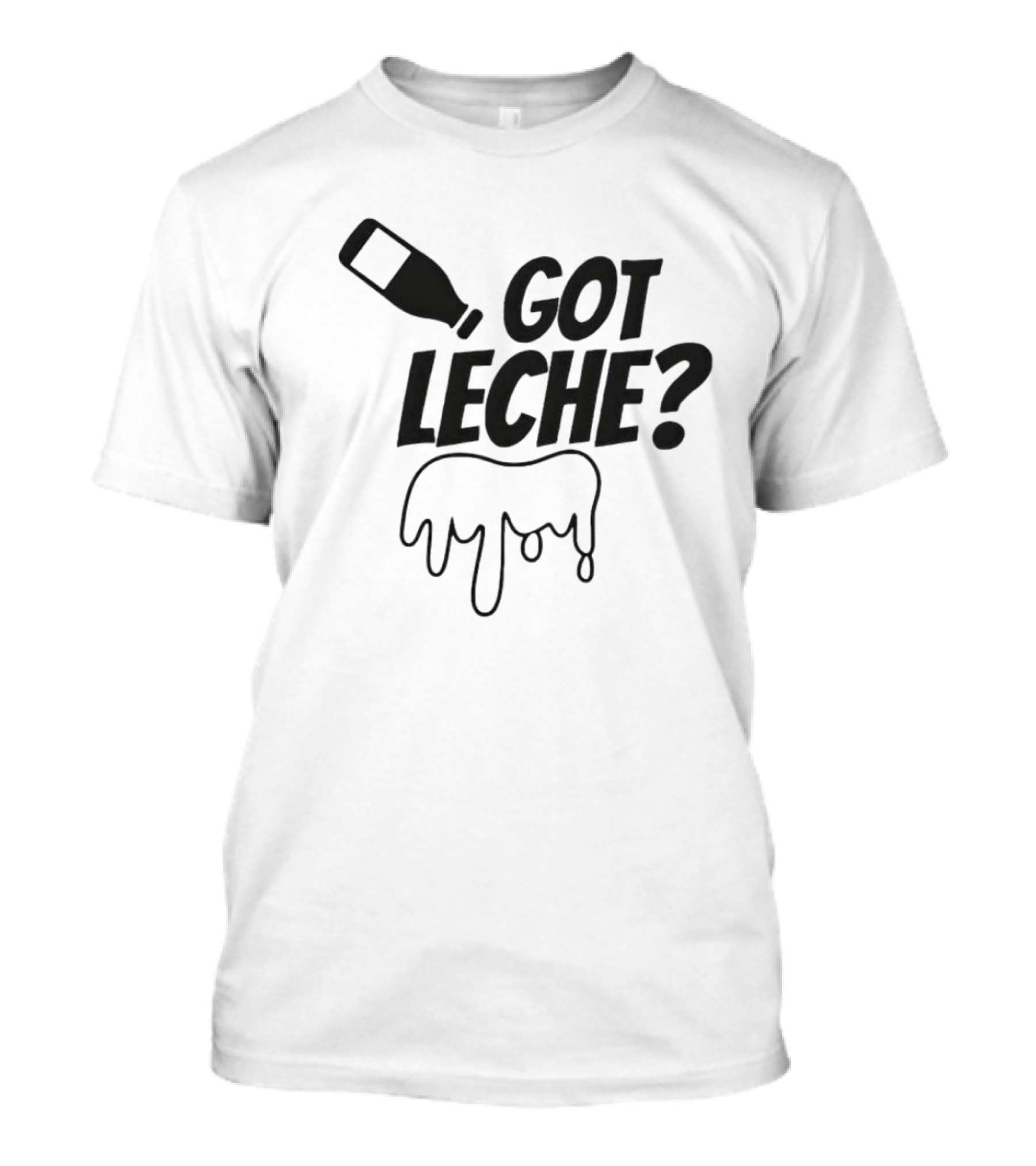 Got Leche Milk Bottle Dripping Illustration Gabby B T-Shirt