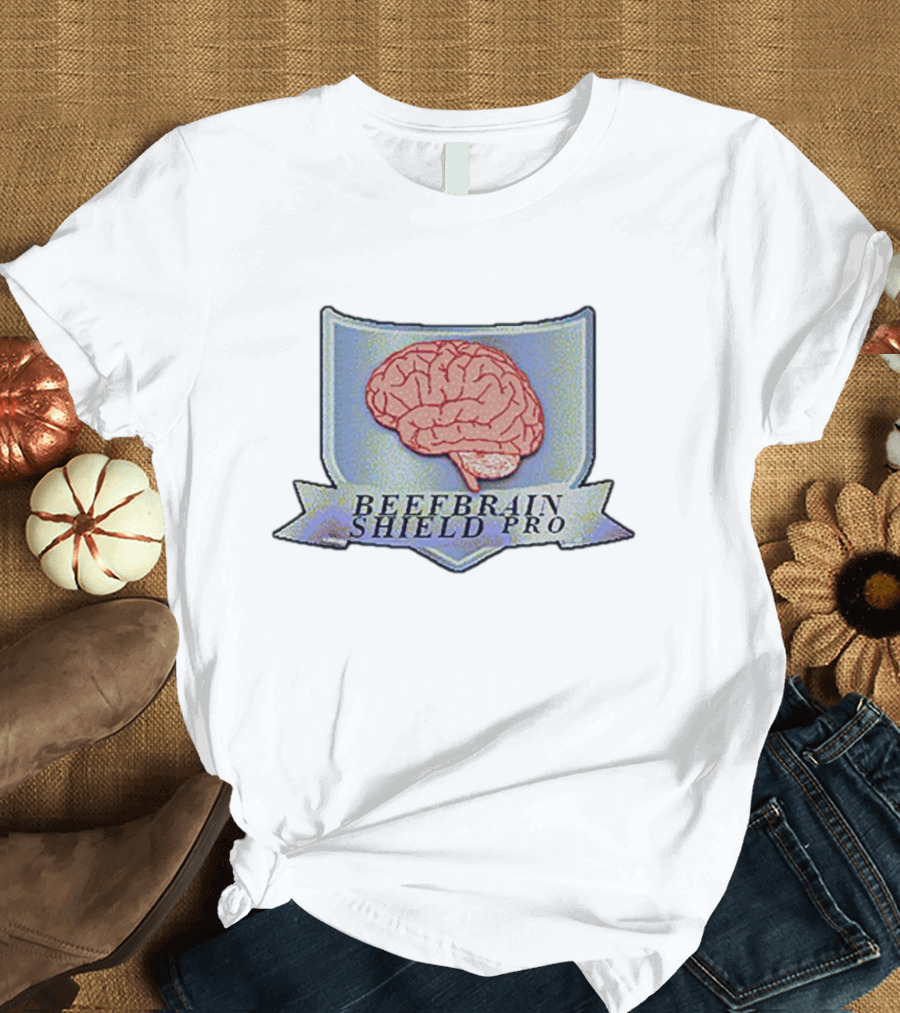 Hypnospace Outlaw Beefbrain Shield Pro Badge Crest T-Shirt