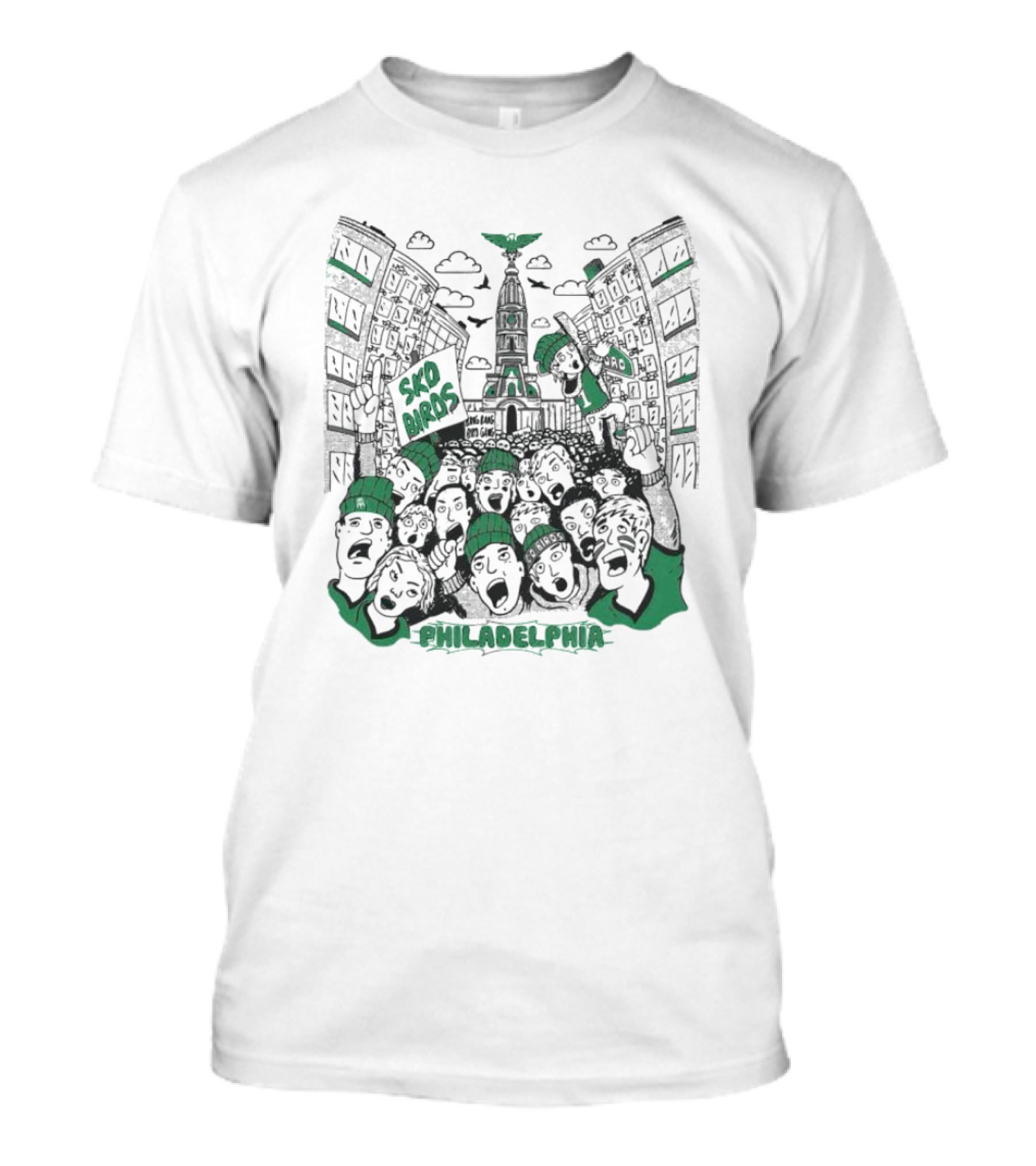 Philadelphia Sko Birds Meet Me On Broad St T-Shirt
