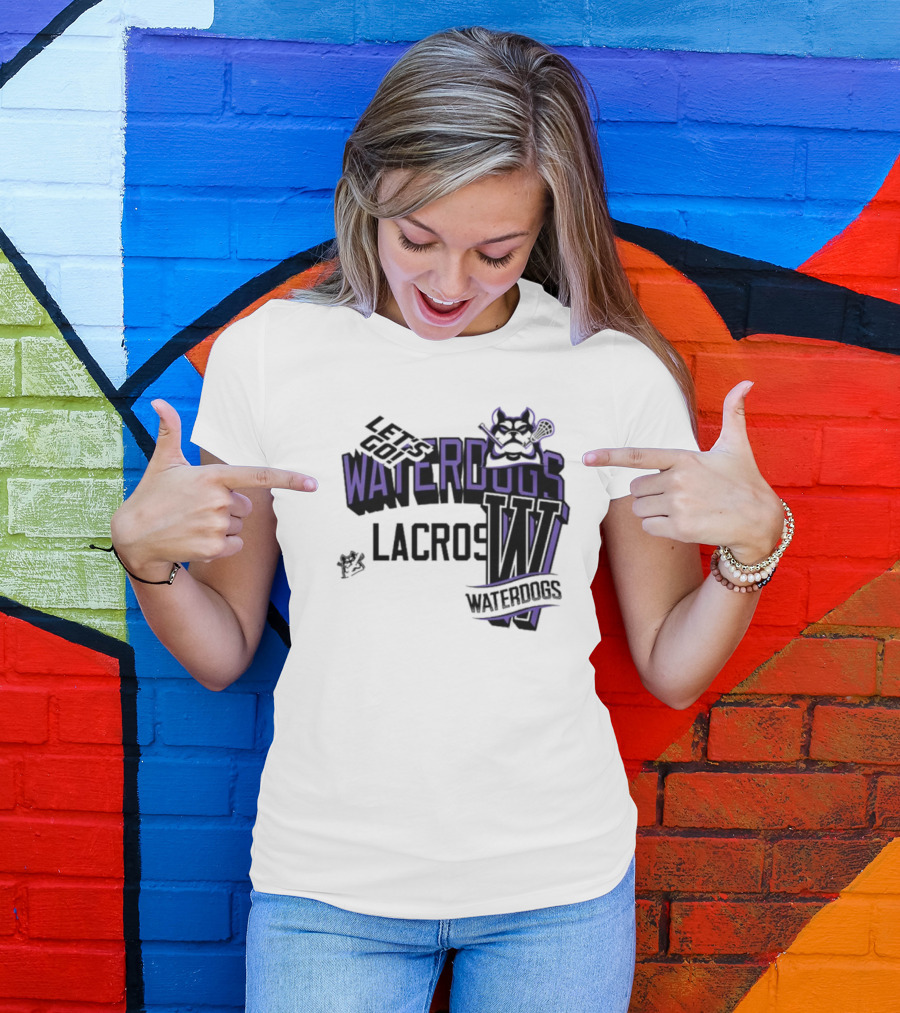 Premier Lacrosse League Waterdogs Let's Go Waterdogs LAX W T-Shirt