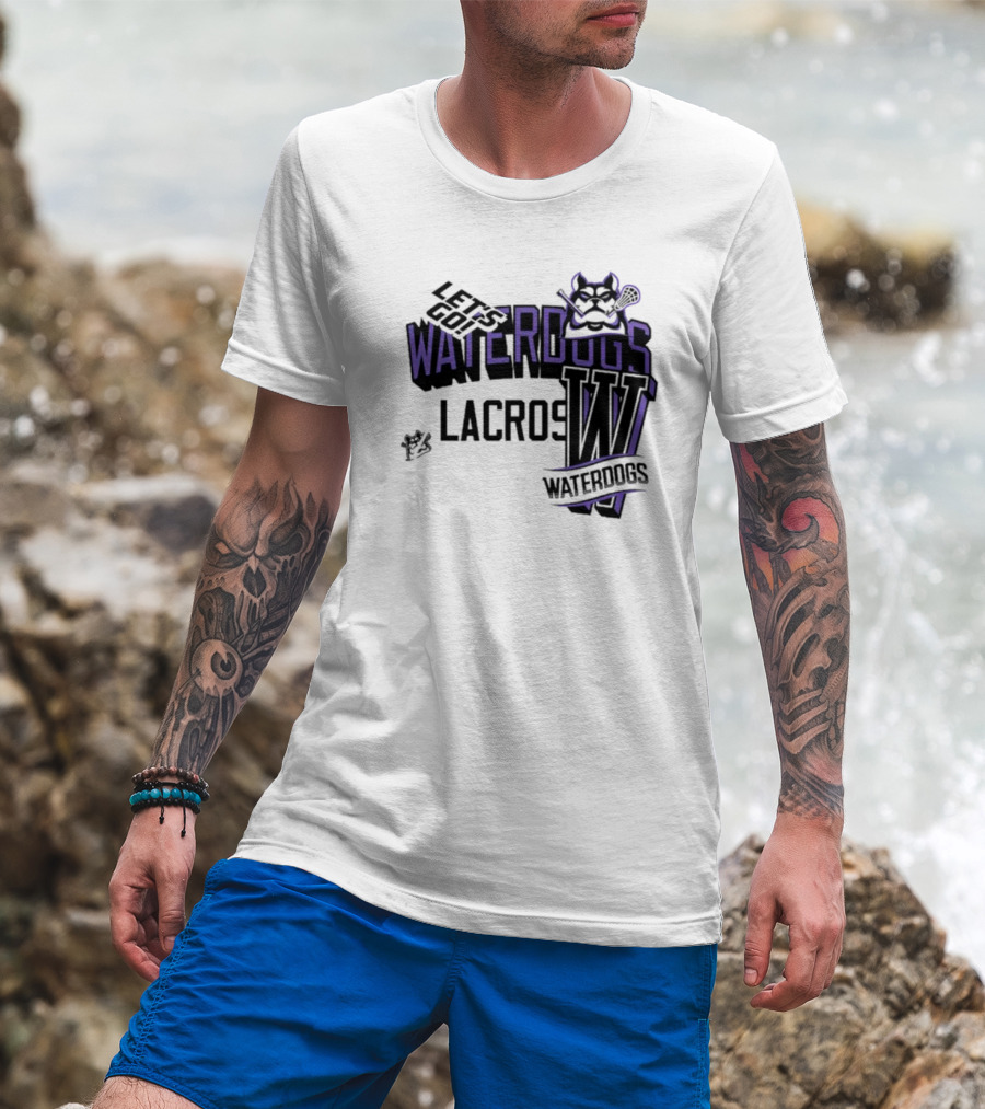 Premier Lacrosse League Waterdogs Let's Go Waterdogs LAX W T-Shirt
