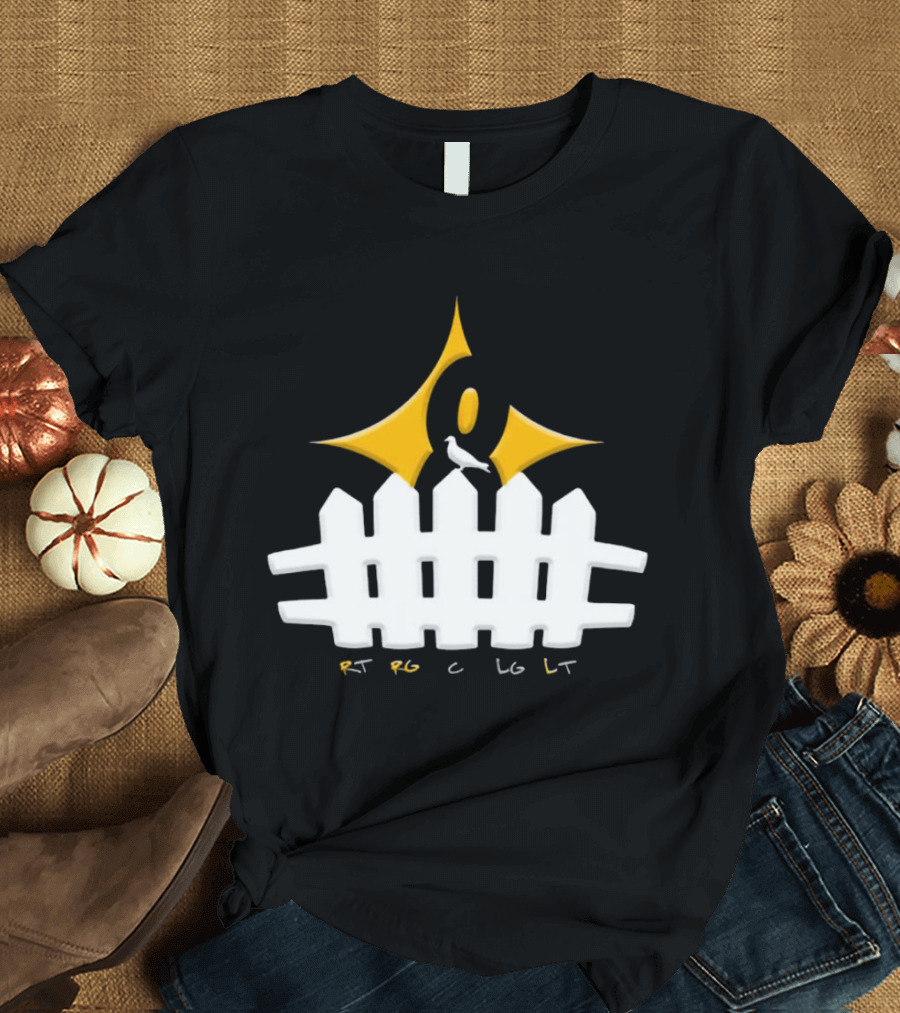 Steelers Kenny Pickett Pickett Fence RT RG C LG LT T-Shirt