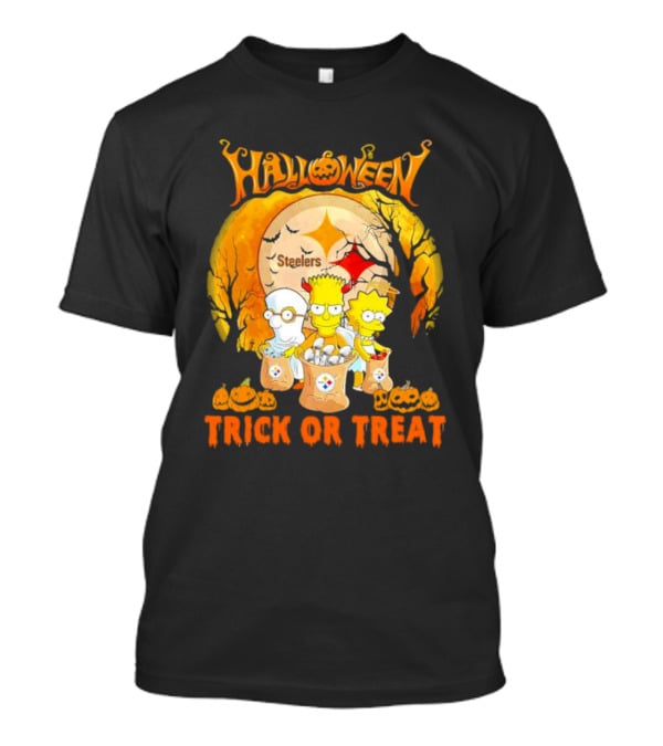 Halloween Steelers Trick Or Treat The Simpson T-Shirt