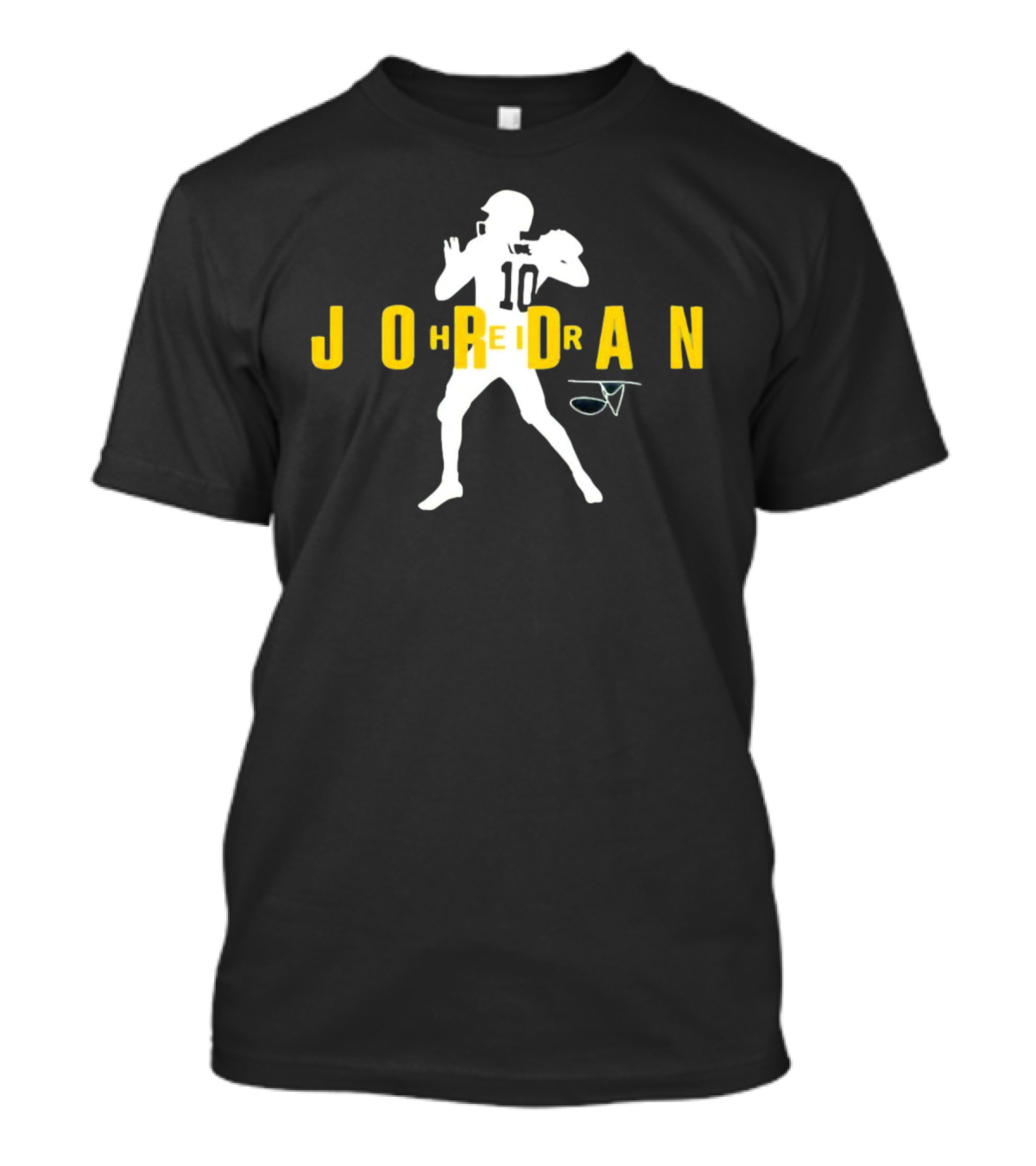 Jordan Love Heir 10 Green Bay Packers Signature T-Shirt