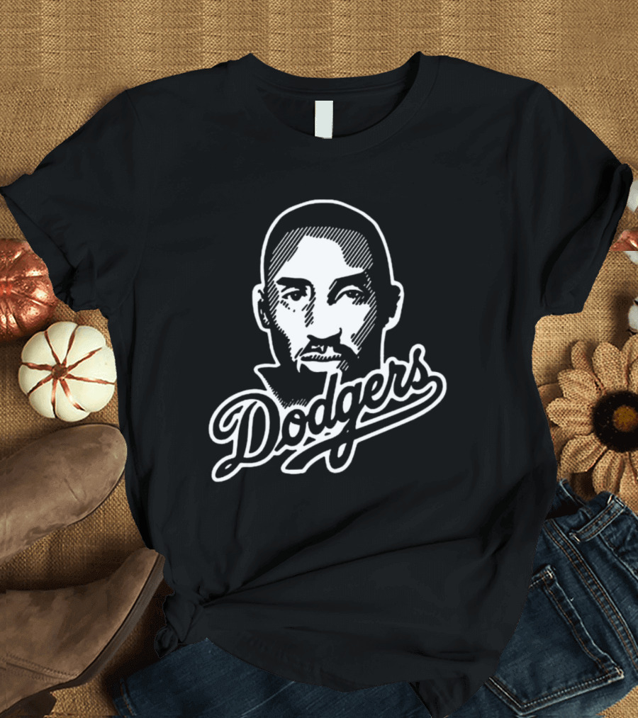 Kobe Bryant Dodgers Face T-Shirt
