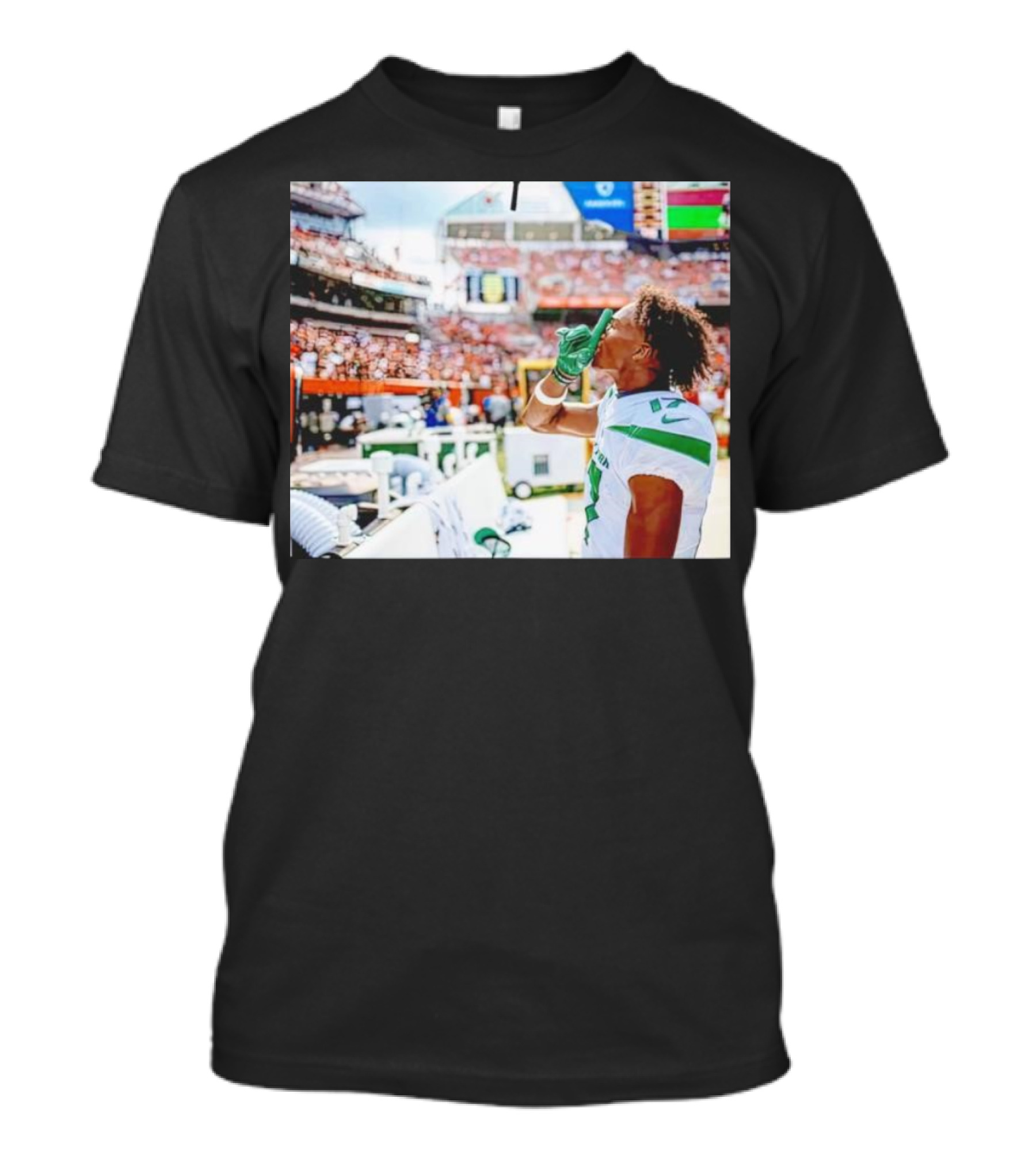 Trending Garrett Wilson Shhh Football Silence T-Shirt