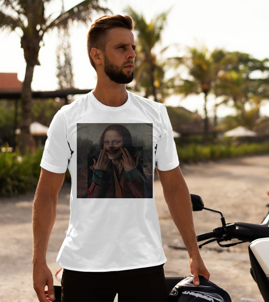 Mona Lisa Joker Crossover Fusion T-Shirt